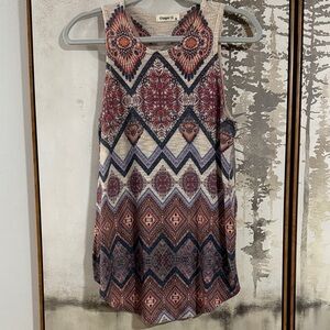 Ginger G Colorful Geometric Tank Top